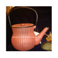 Traditional Painted Hot Sale Cast Iron Teapot with Cups Set